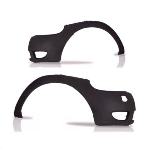 Par Envolvente Dianteiro Ka 2002 A 2007 Texturizado Novo Preto