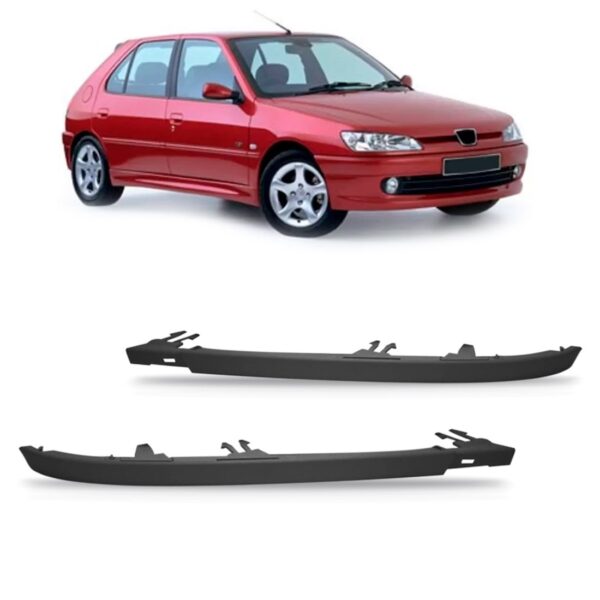 Par Friso Moldura Farol Para Peugeot 306 1993 A 1997 Primer Primer Ambos Os Lados