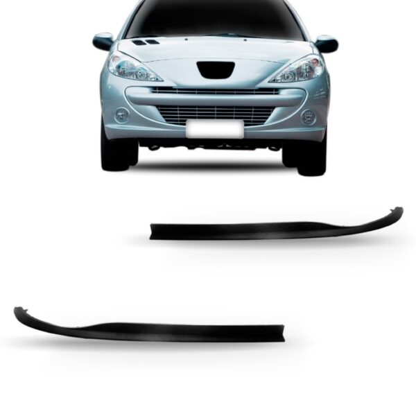 Par Spoiler Dianteiro Peugeot 207 Ano 2008 09 10 11 2012