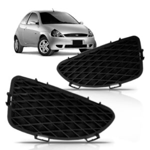 Par Grade Farol Milha Ford Ka 2002 03 04 05 06 07 Sem Furo.