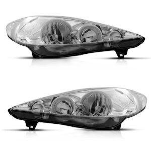 Jogo Farol Peugeot 207 2009 2010 2011 12 2013 Manual Cromado