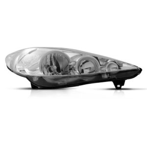 Jogo Farol Peugeot 207 2009 2010 2011 12 2013 Manual Cromado