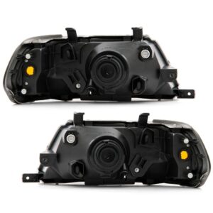 Par Farol Pajero Sport 2000 A 2004 Eletrico Mascara Cinza