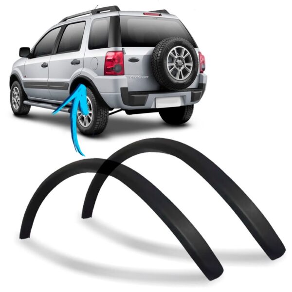 Par Alargador Vao Roda Traseiro Ecosport 2003 A 2012