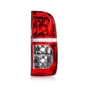Par Sinaleira Traseira Hilux Pick Up 2012 2013 2014 2015 Vermelho E Cristal