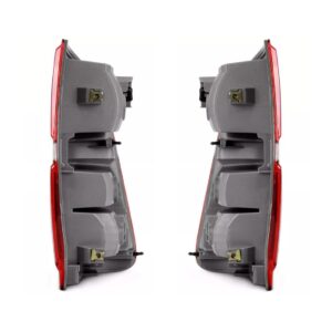 Par Sinaleira Traseira Hilux Pick Up 2012 2013 2014 2015 Vermelho E Cristal