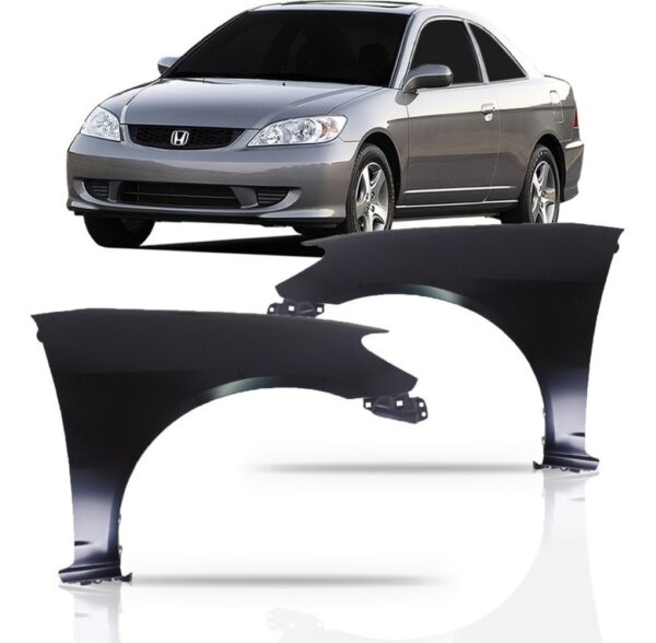 Par Paralama Civic 2004 2005 2006 Par