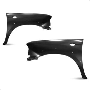 Par Paralama Frontier 4x4 2001 A 2007 C/ Furo Pisca Vão Roda