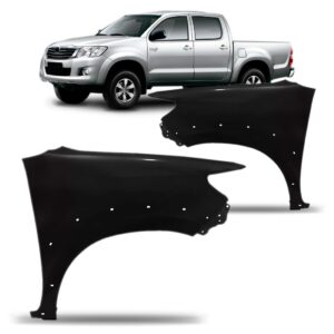 Par Paralama Hilux 4x2 2012 2013 2014  2015 Com Furo Moldura