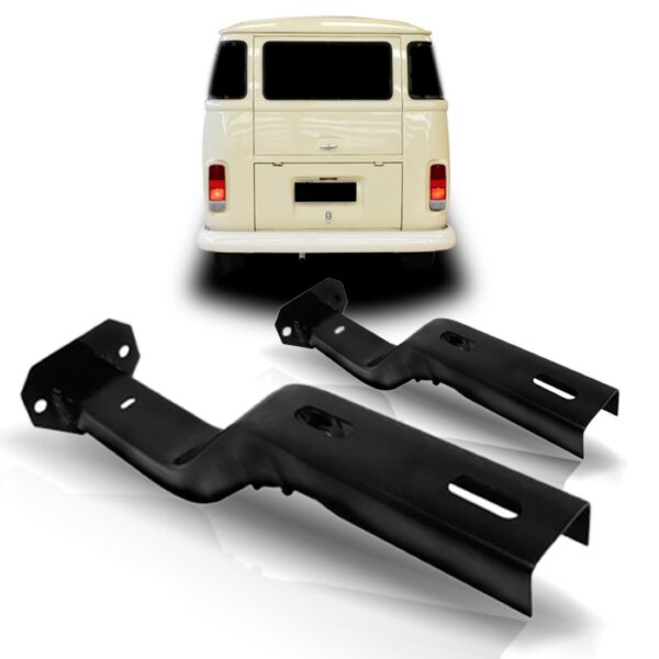 Par Suporte Parachoque Traseiro Kombi 1967 A 1996 Reforcado