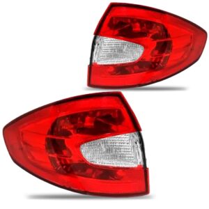 Par Sinaleira Traseira New Fiesta Sedan Mexicano 2011 12 13 Bicolor