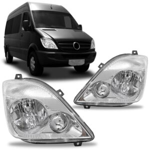 Jogo Farol Sprinter 2012/2016 Elétrico Com Auxiliar S Motor