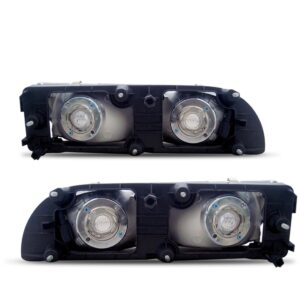 Par Farol Para Daewoo Espero 1992 A 1995 Lente Raiada - Ambos Lados