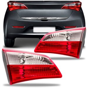 Par Lanterna Traseira Porta Mala Hb20 2012 A 2015 Hatch Esquerdo