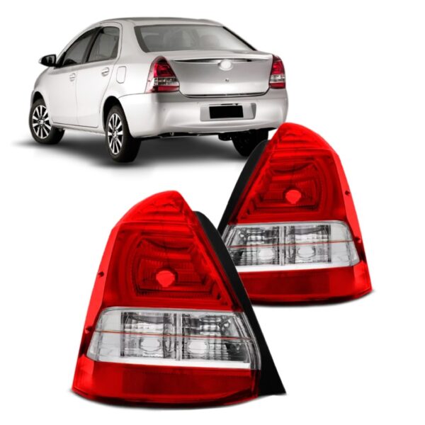 Par Lanterna Traseira Etios Sedan 2012 2013 2014 2015 2016