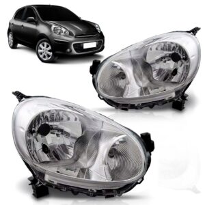 Par Farol March 2011 2012 2013 Cromado Manual