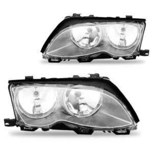 Par Farol Bmw S3 1999 2000 2001 Máscara Cinza Mega Desconto