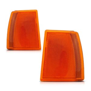 Par Lanterna Sinaleira Dianteira Ford Explorer 91 92 93 1994 Âmbar