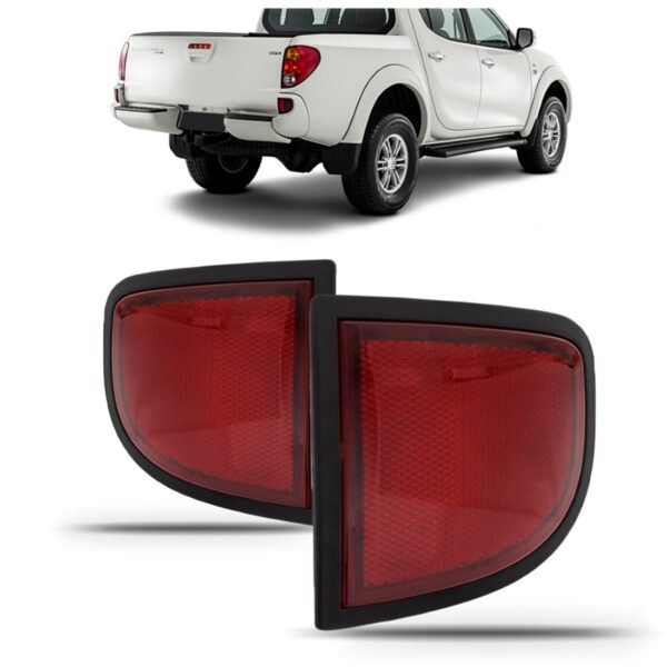 Lanterna Refletor Traseiro Triton 07 A 10 Vermelho 1ª Linha