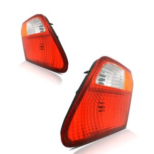 Par Sinaleira Traseira Para Honda Civic 1999 2000 Tricolor Ambos Lados Vermelho