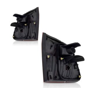 Par Sinaleira Traseira Para Honda Civic 1999 2000 Tricolor Ambos Lados Vermelho