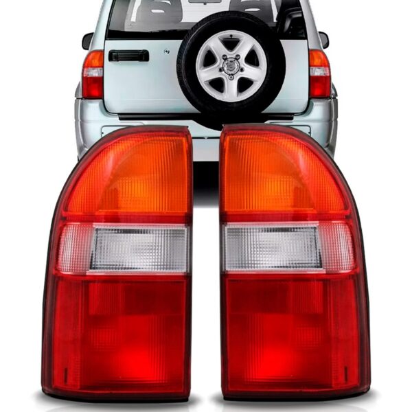 Par Sinaleira Traseira Tracker 1998 A 2006 Tricolor