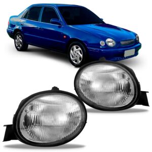 Jogo Sinaleira Corolla 1998 1999 00 01 2002 Redondo Cristal