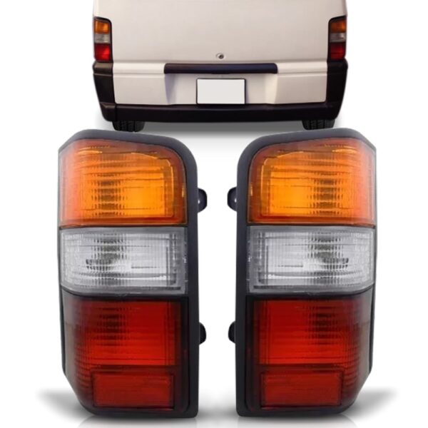 Par Lanterna Traseira L300 1990 A 1997 Direito Tricolor