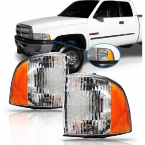 Par Lanterna Dianteira Sinaleira Dodge Ram 1994 Até 2001