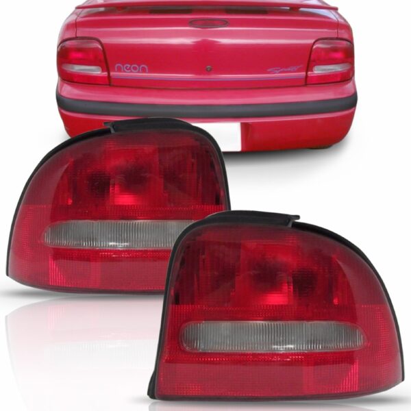Par Sinaleira Traseira Chrysler Neon 1995 1996 1997 1998 99 Rubi
