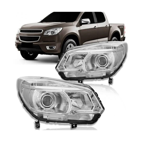 Par Farol S10 2012 2013 2014 2015 2016 Eletrico Com Projetor
