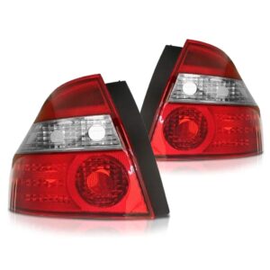 Par Lanterna Traseira Prisma 2006 A 2012 Vermelho