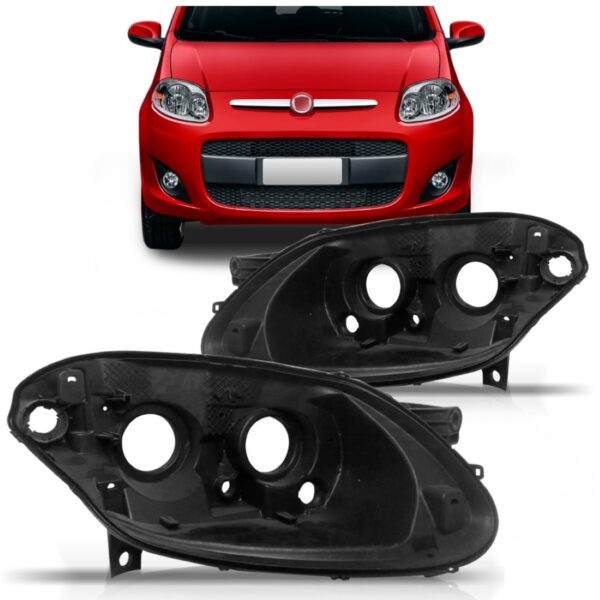 Par Carcaça De Farol Palio 2012 2013 2014 2015 2016 2017