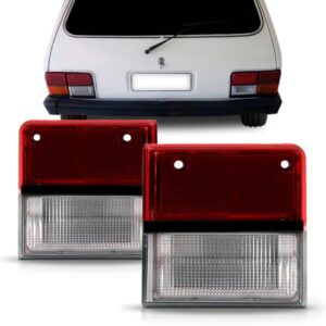 Par Sinaleira Traseira Belina 83 84 85 86 87 A 91 Rubi C/ Re Vermelho