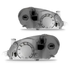 Par Farol Para Daewoo Lanos 1997 A 2002 Lente Em Acrílico