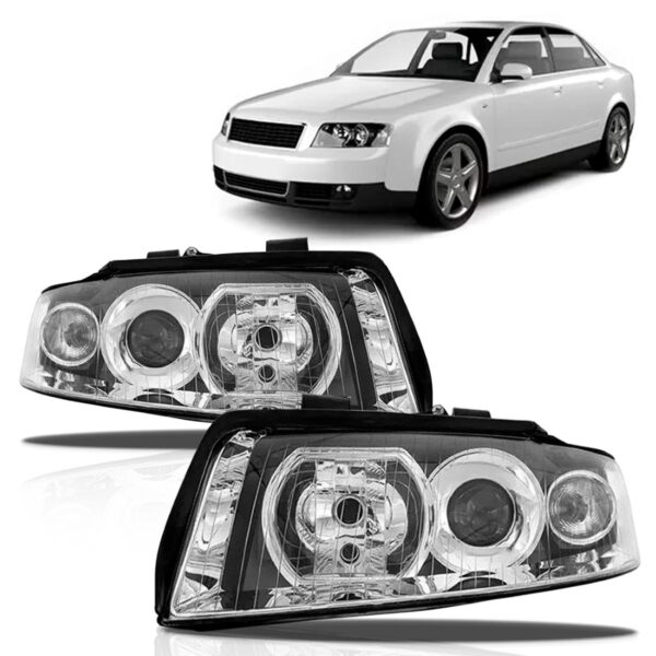 Par Farol Audi A4 2001 A 2004 Eletrico