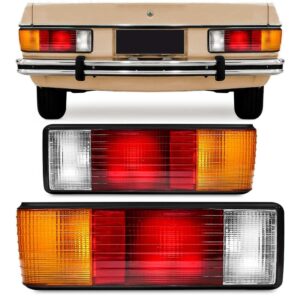 Par Sinaleira Traseira Corcel 1980 A 85 Tricolor Estilizada
