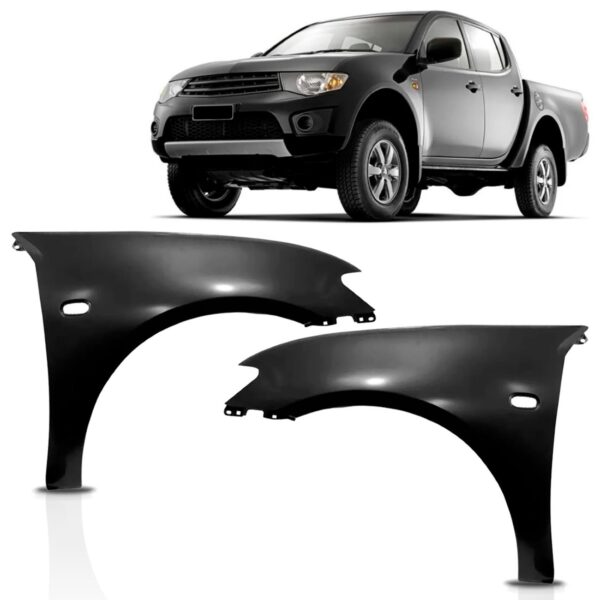 Par Paralama Triton 2007 08 09 10 11 12 2013 S/ Furo Moldura