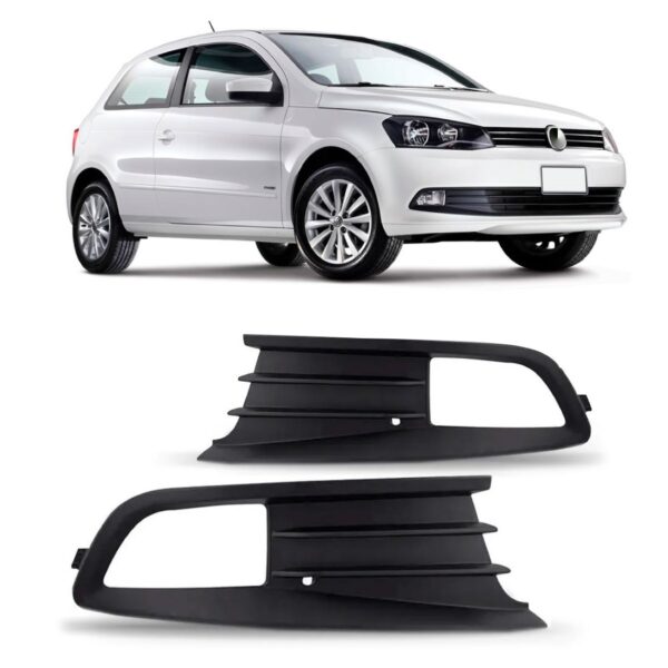 Par Moldura Farol Milha Gol G6 2013 2014 2015 2016 Com Furo