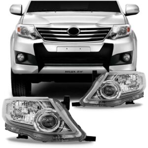 Par Farol Hilux Sw4 2012 A 2015 Eletrico S/xenon C/ Garantia