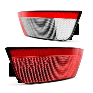 Par Sinaleira Refletor Ford Focus 2008 2009 2010 2011 Preta, Vermelho Cristal