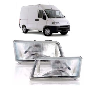 Par Farol Ducato 1995 96 97 98 99 00 A 2004 Eletrico Cromado Ambos Lados