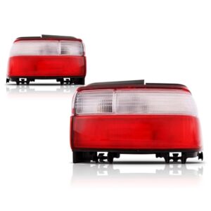 Par Sinaleira Traseira Para Toyota Corolla 1996 1997 Bicolor Ambos Lados Vermelho