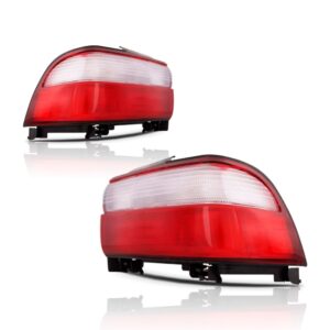 Par Sinaleira Traseira Para Toyota Corolla 1996 1997 Bicolor Ambos Lados Vermelho