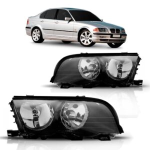 Par Farol Bmw S3 1998 1999 2000 2001 Regulagem Elétrica. Direito E Esquerdo