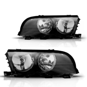 Par Farol Bmw S3 1998 1999 2000 2001 Regulagem Elétrica. Direito E Esquerdo