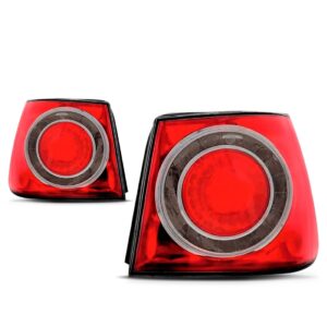 Par Sinaleira Traseira Canto Golf 2007 2008 A 2010 Vermelha Vermelho