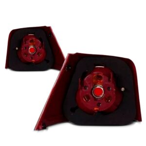 Par Sinaleira Traseira Canto Golf 2007 2008 A 2010 Vermelha Vermelho