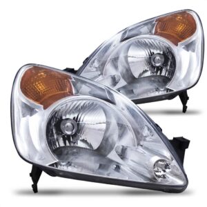Par Farol Crv 2002 2003 2004 Cromado Sinaleira Ambar
