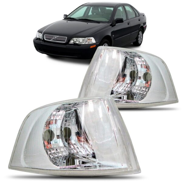 Par Sinaleira Seta Para Volvo S40 2002 A 2004 Cristal